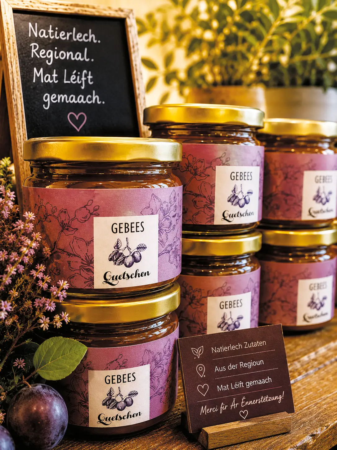 Regionale Produkte bei D'Vitrin